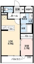 リーブルファイン越谷東大沢の物件間取画像